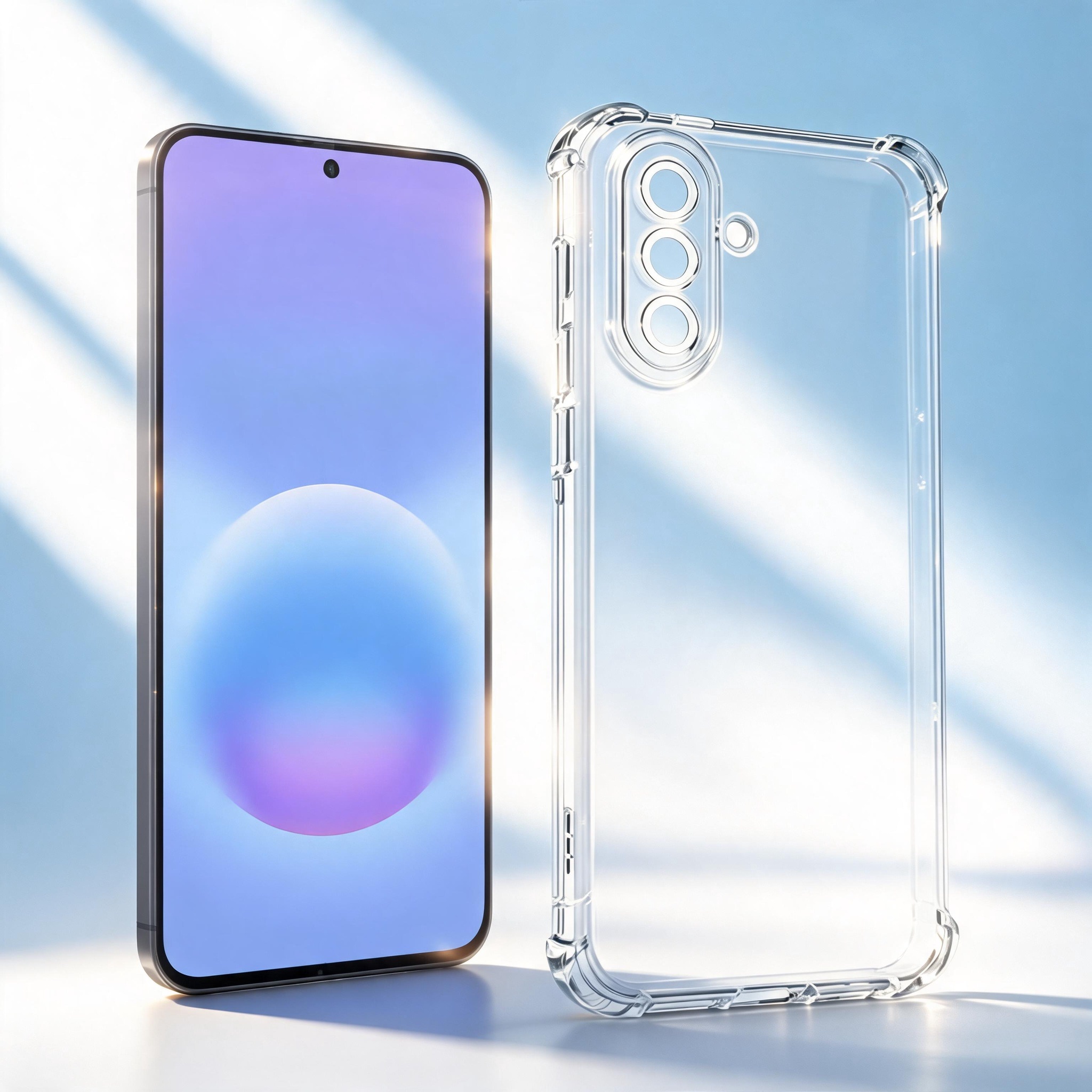 Phone Accessories Online Store - Luxury Clear Case for Samsung Galaxy