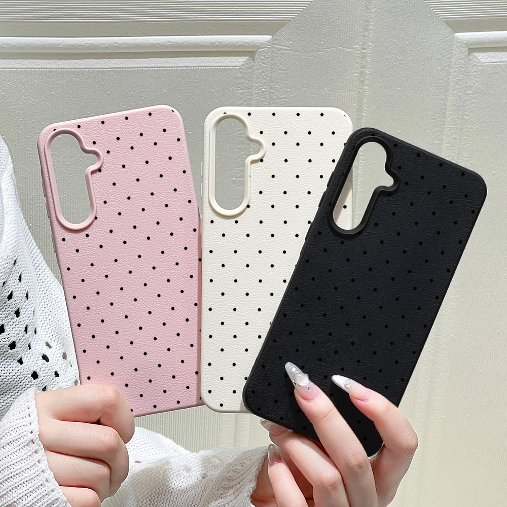 Phone Accessories Samsung - Ins Polka Dots Phone Case For
