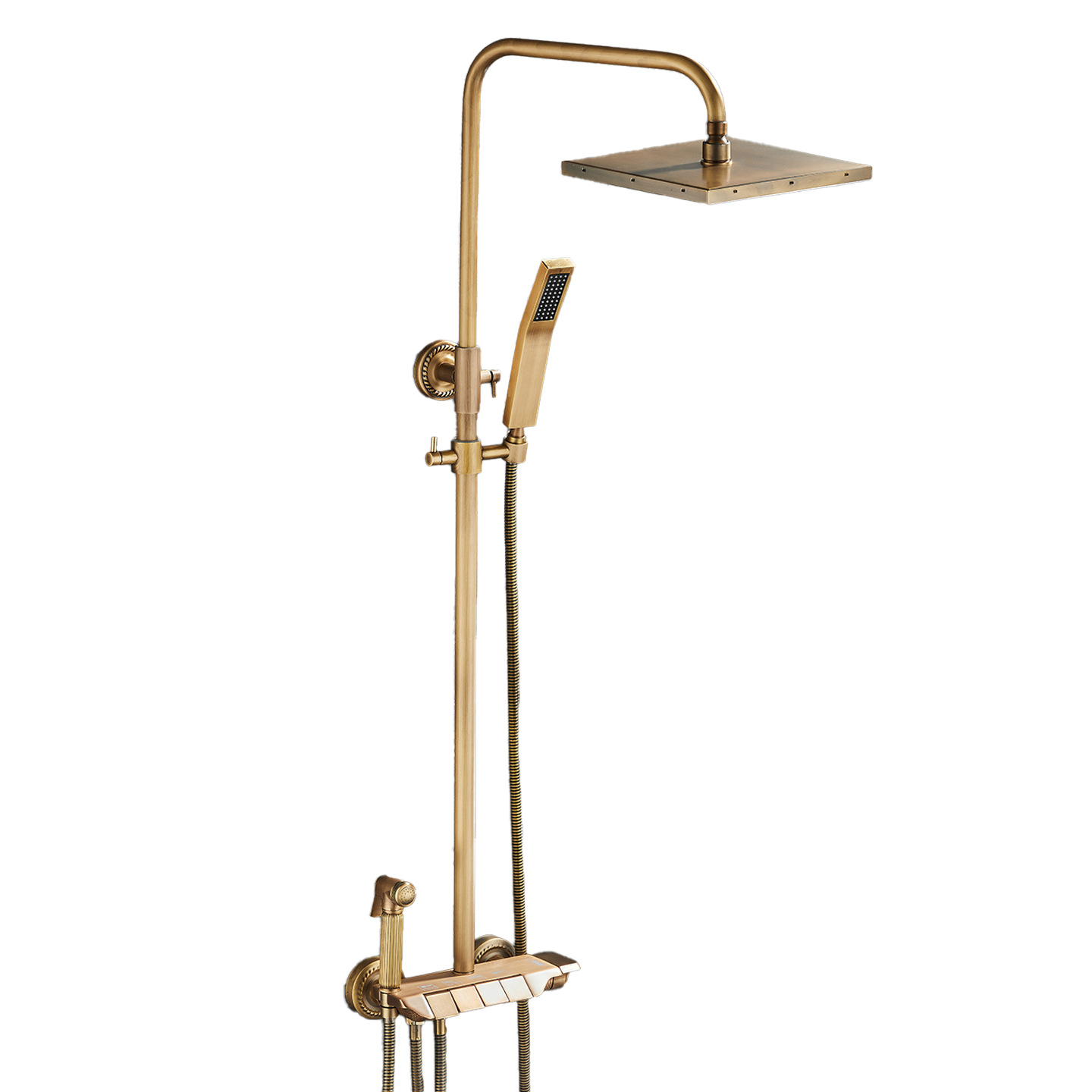 Retro Handset Phone - European style antique shower shower set,