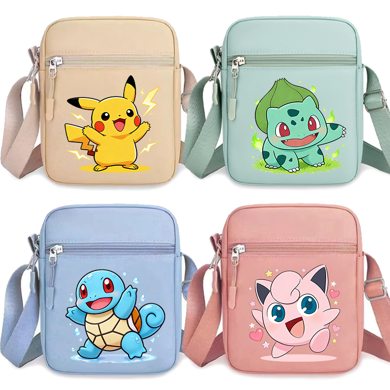Phone Accessories For Men - Pokemons Nylon Phone Storage Pouch Pikachu