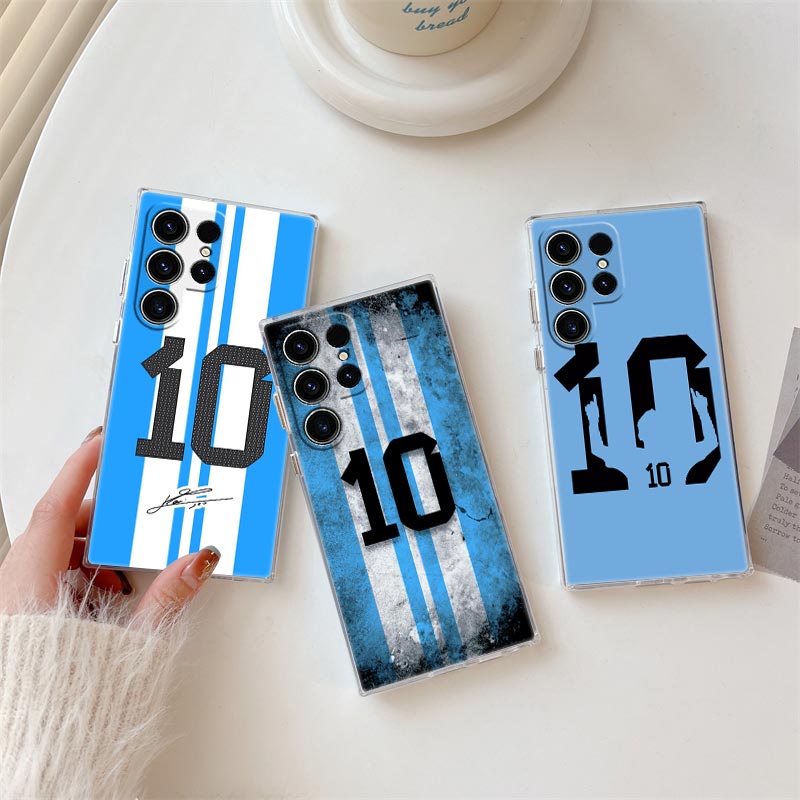 Phone Accessories Samsung - Cool Football Number 10 Transparent Case