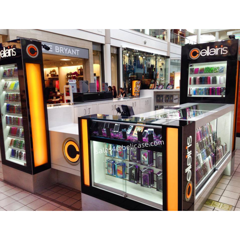 Phone Accessories Shop Design - customized.Customized Fantastic Cellphone Repair Glass Showcase