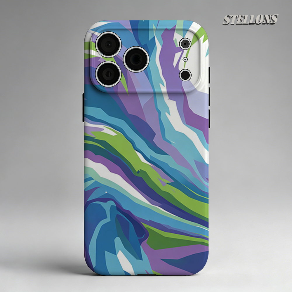 Magnetic Phone Case - Pastel Abstract Wave Art Phone Case