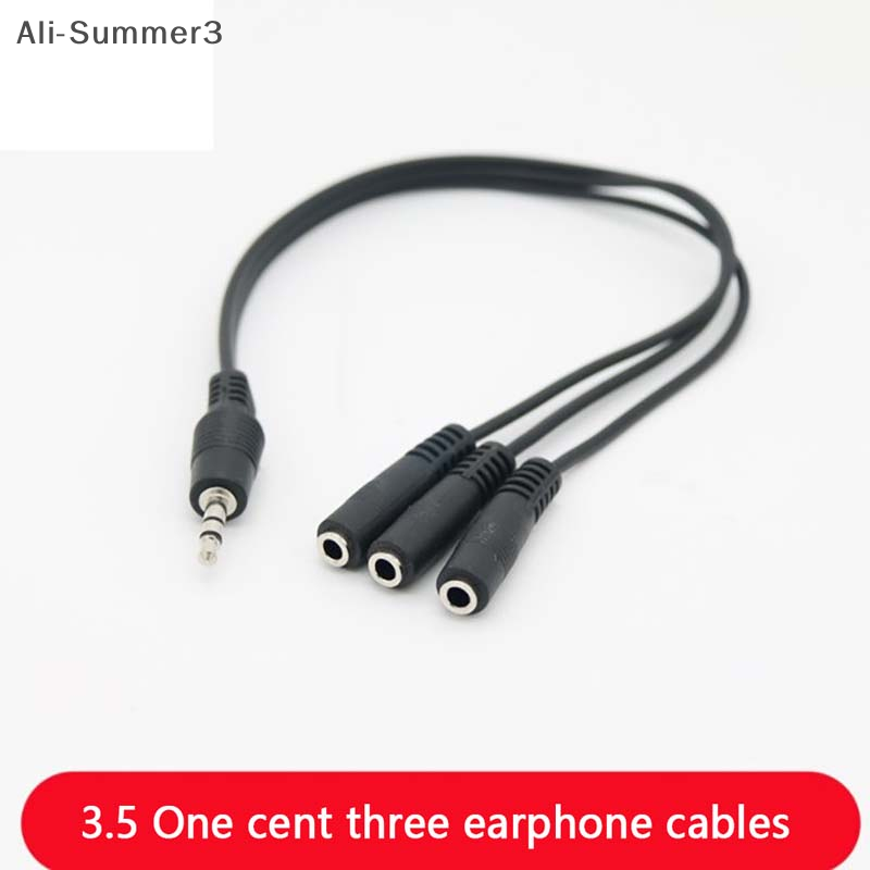 3.5mm 3 Way Port Aux Multi Hea - Earphone Splitter Jack avaliação e preço