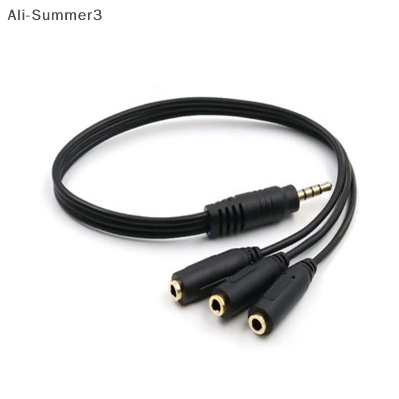 3.5mm 3 Way Port Aux Multi Hea - Earphone Splitter Jack avaliação e preço