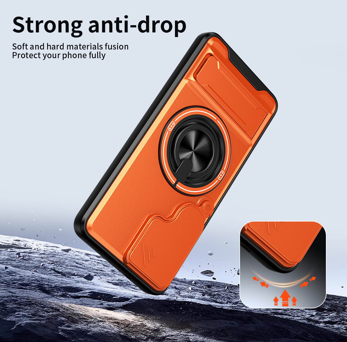 360 Rotating Magnetic Ring Hol - Phone Kickstand Ring avaliação e preço