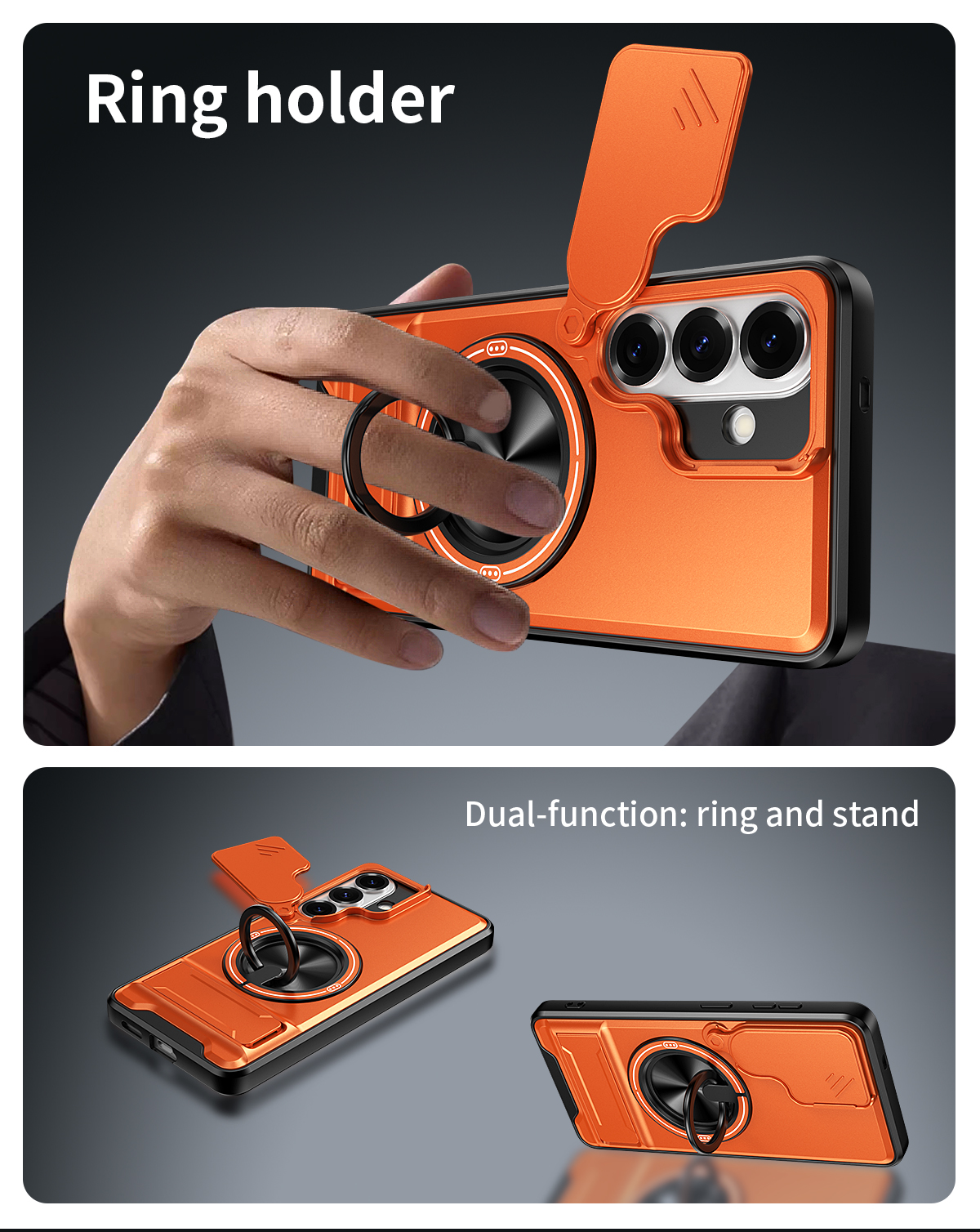 360 Rotating Magnetic Ring Hol - Phone Kickstand Ring avaliação e preço