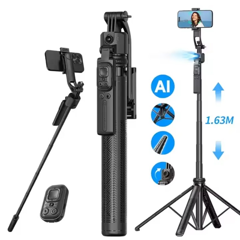 C17 Foldable AI Face Tracking  - Selfie Stick Tripod avaliação e preço