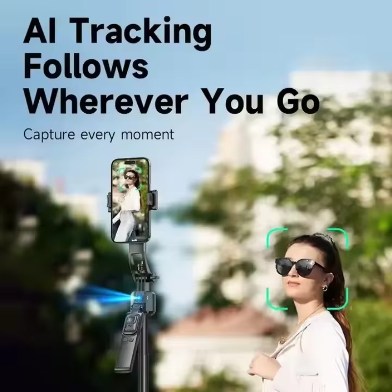 C17 Foldable AI Face Tracking  - Selfie Stick Tripod avaliação e preço