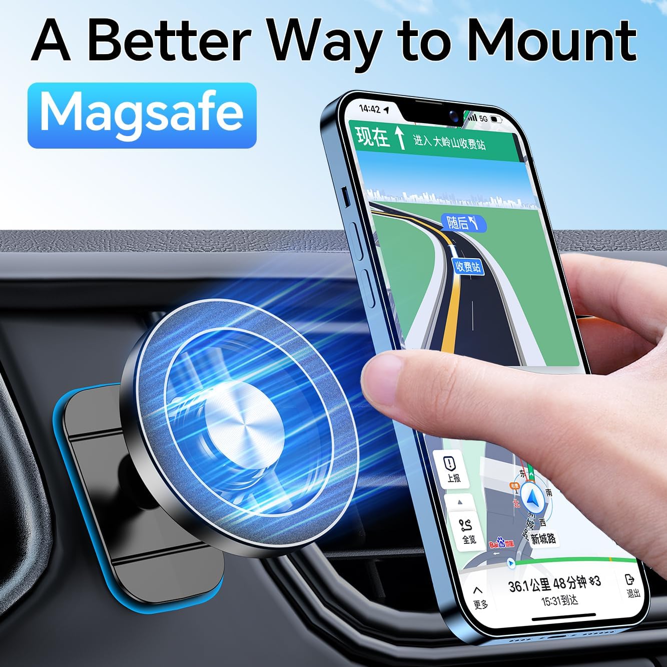 Kaistyle for Magsafe Car Mount - Phone Accessories For Men avaliação e preço