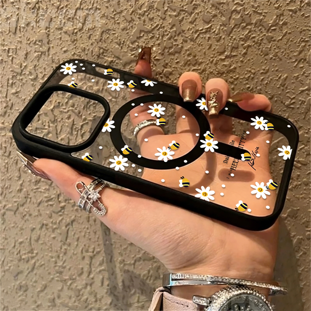 Fresh Daisy Bee Phone Case For - Magnetic Phone Case avaliação e preço