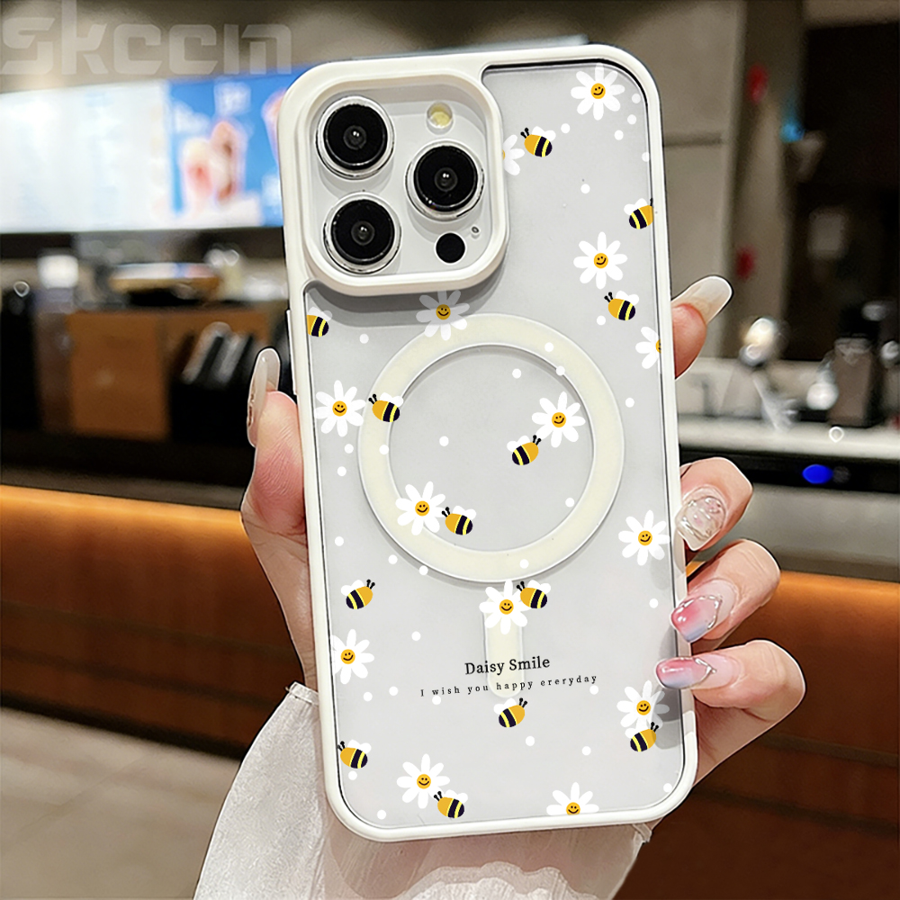 Fresh Daisy Bee Phone Case For - Magnetic Phone Case avaliação e preço