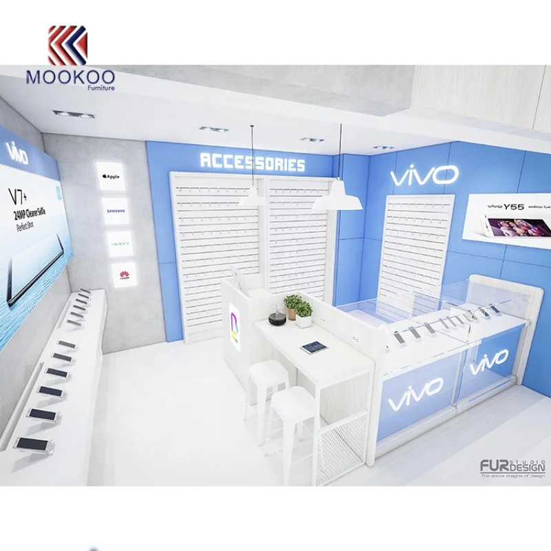 custom.Shop Mobile Phone Kiosk - Phone Accessories Shop Design avaliação e preço
