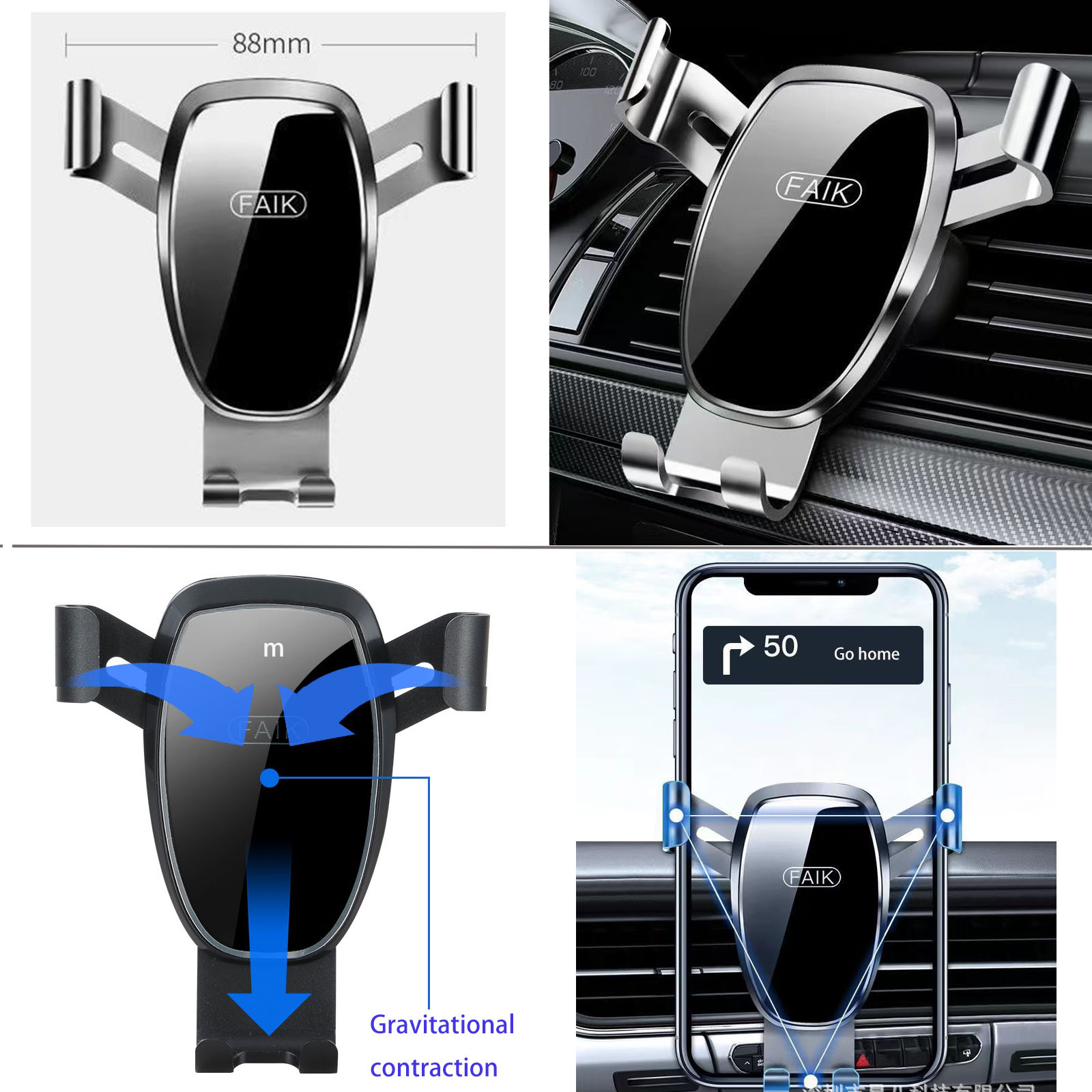 Car Mobile Phone Holder for BM - X1 Phone Accessories avaliação e preço