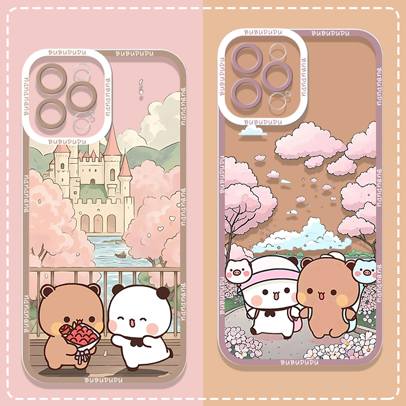 Cute BUBU DUDU Couple Clear Ph - Phone Accessories Samsung avaliação e preço
