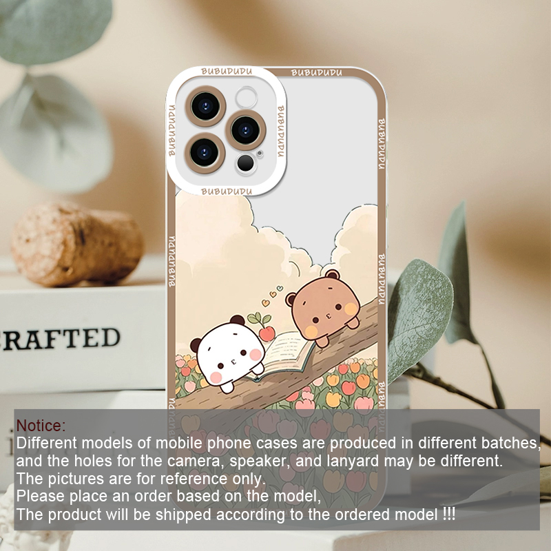 Cute BUBU DUDU Couple Clear Ph - Phone Accessories Samsung avaliação e preço