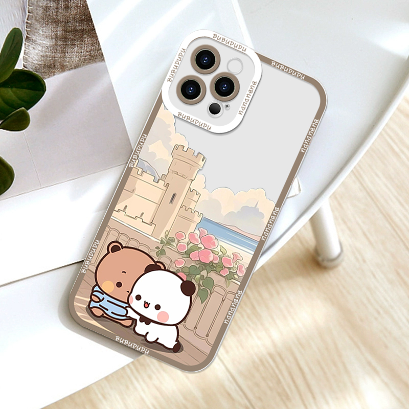 Cute BUBU DUDU Couple Clear Ph - Phone Accessories Samsung avaliação e preço