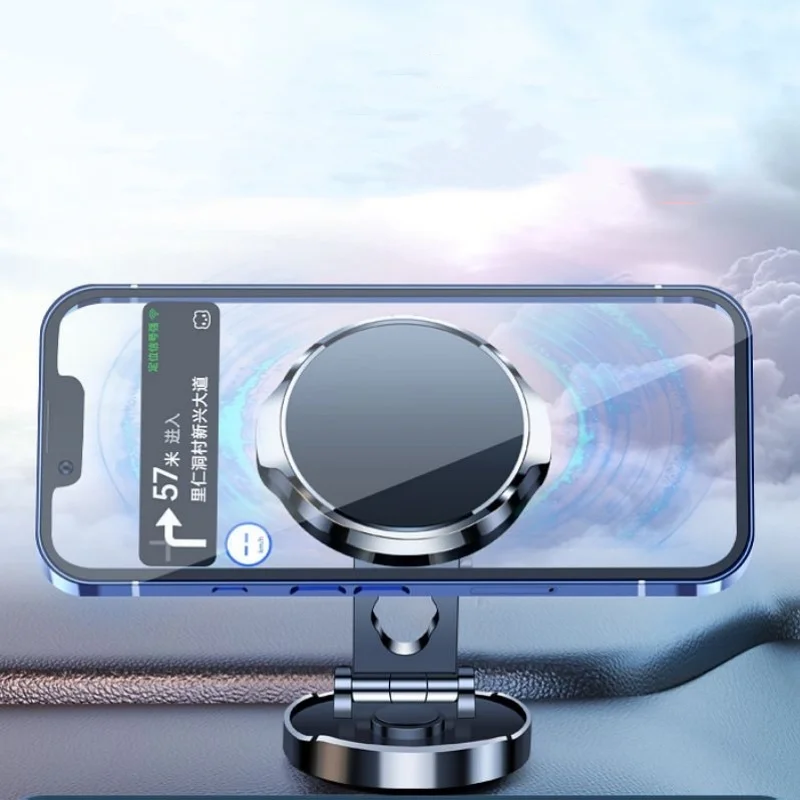 Round Folding Magnetic Car Hol - Phone Accessories Japan avaliação e preço