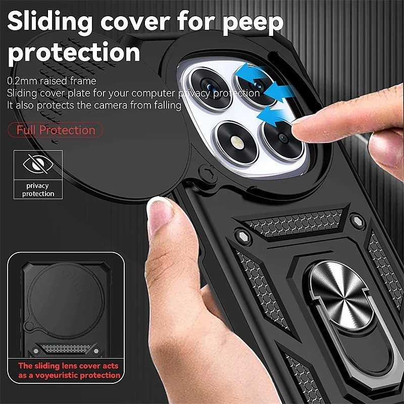 Shockproof Armor Phone Case Fo - Phone Kickstand Ring avaliação e preço