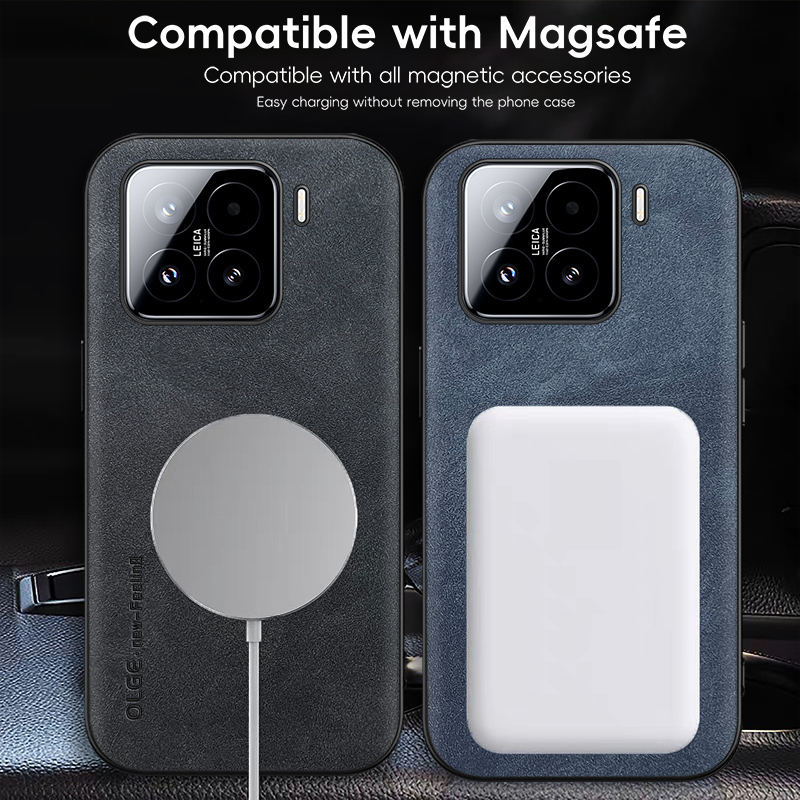 Magnetic Retro Leather Soft Ca - Retro Handset Phone avaliação e preço