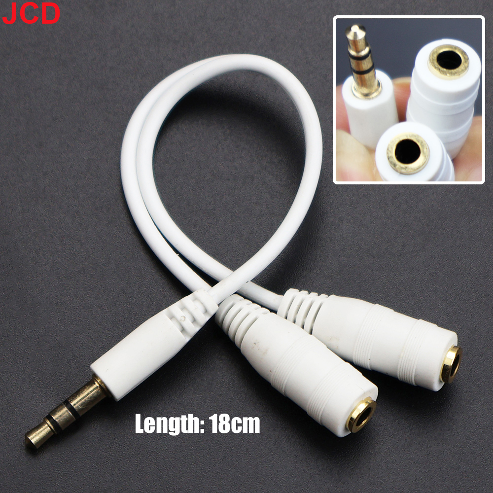 JCD 1Male to 2 Dual Female Y S - Earphone Splitter Jack avaliação e preço