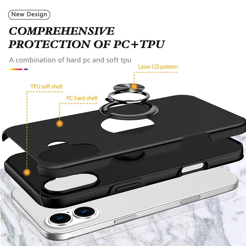 Fashion Plain Magnetic Ring Ho - Phone Accessories Popsocket avaliação e preço