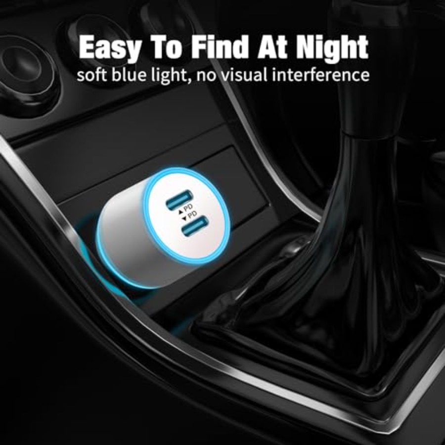 90W Car Charger USB C Fast Cha - Phone Accessories Types avaliação e preço