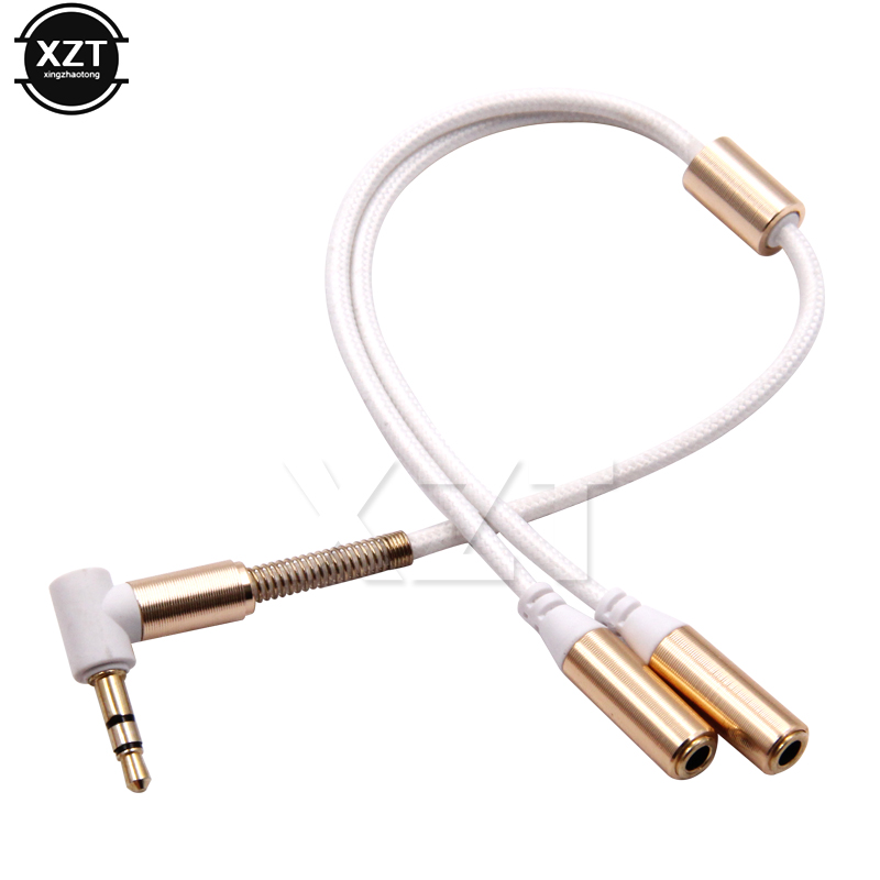 3.5mm 1 To 2 Audio Aux Y Split - Earphone Splitter Jack avaliação e preço