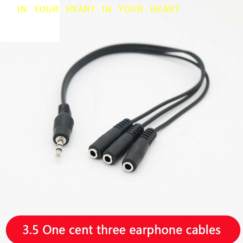 【X】3.5mm 3 Way Port Aux Multi  - Earphone Splitter Jack avaliação e preço