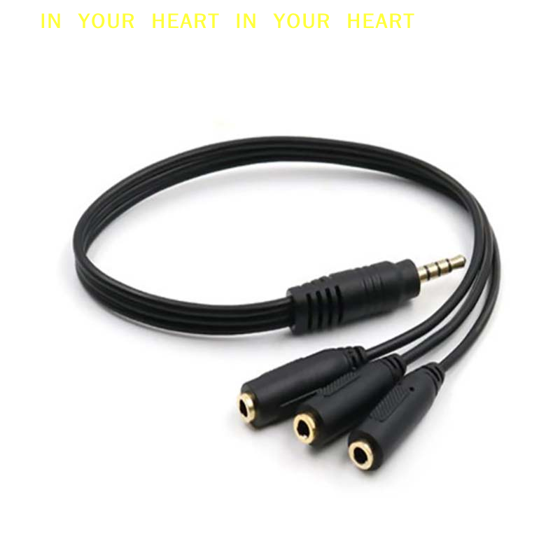 【X】3.5mm 3 Way Port Aux Multi  - Earphone Splitter Jack avaliação e preço