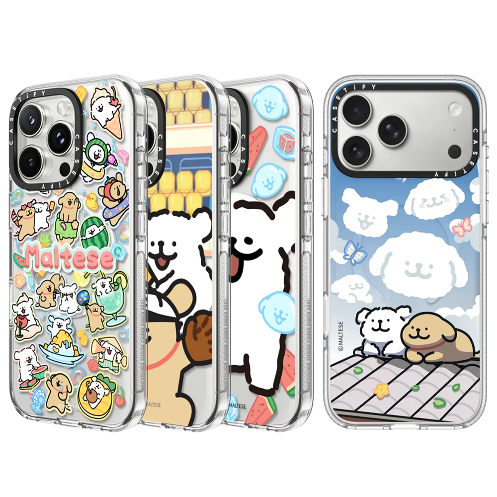 CASETiFY MAltese Line Dog Art  - Magnetic Phone Case avaliação e preço