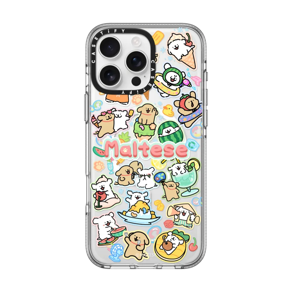 CASETiFY MAltese Line Dog Art  - Magnetic Phone Case avaliação e preço