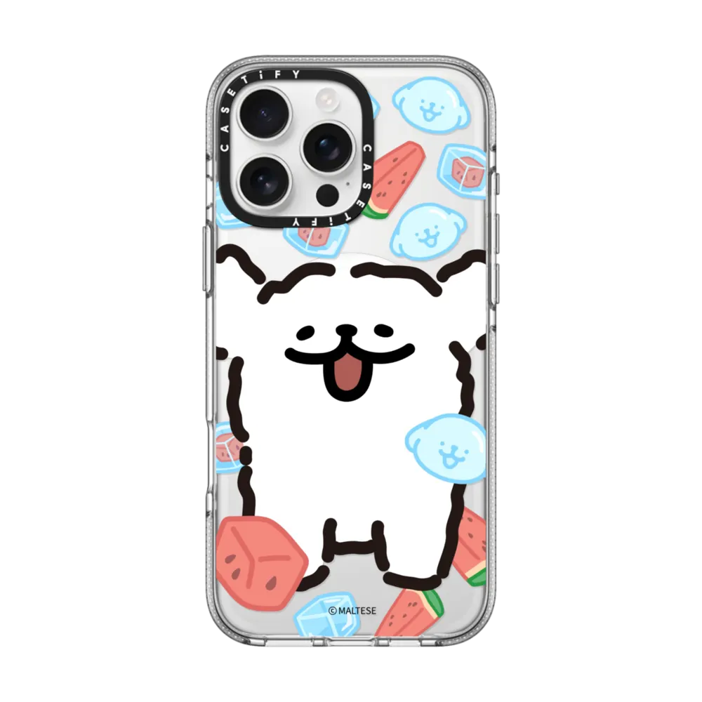 CASETiFY MAltese Line Dog Art  - Magnetic Phone Case avaliação e preço