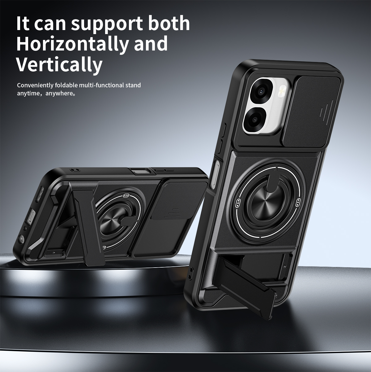 Armor Phone Case For Oppo A6x  - Phone Kickstand Ring avaliação e preço