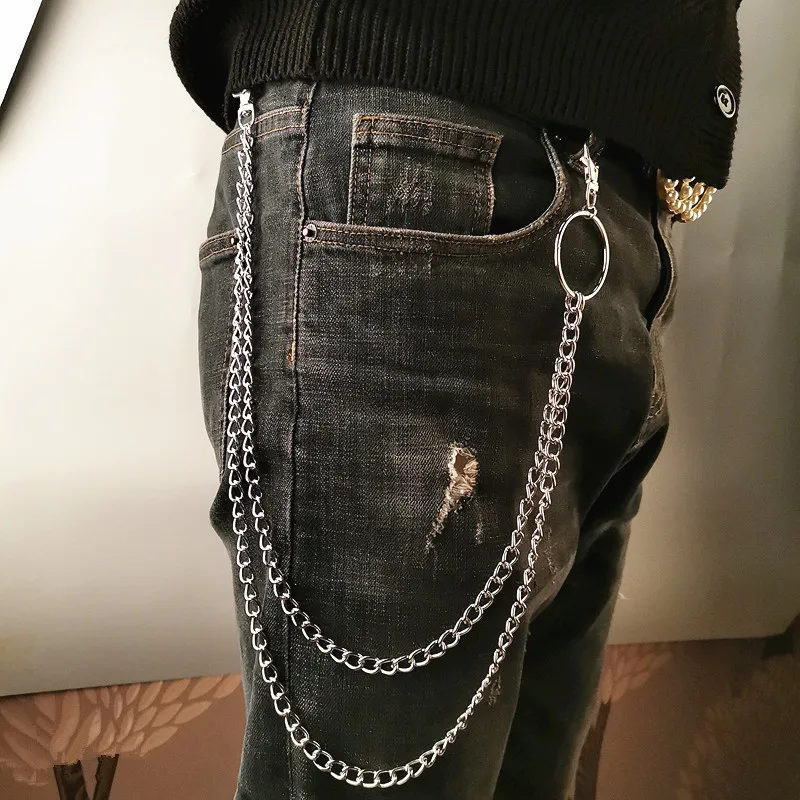 Layer Metal Belt Chain Punk Ho - Phone Accessories For Men avaliação e preço