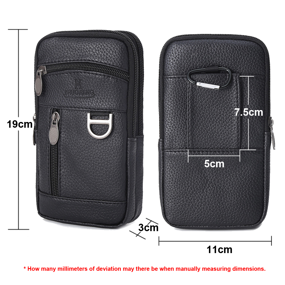 Men Waist Bag Mobile Phone Bag - Phone Accessories For Men avaliação e preço