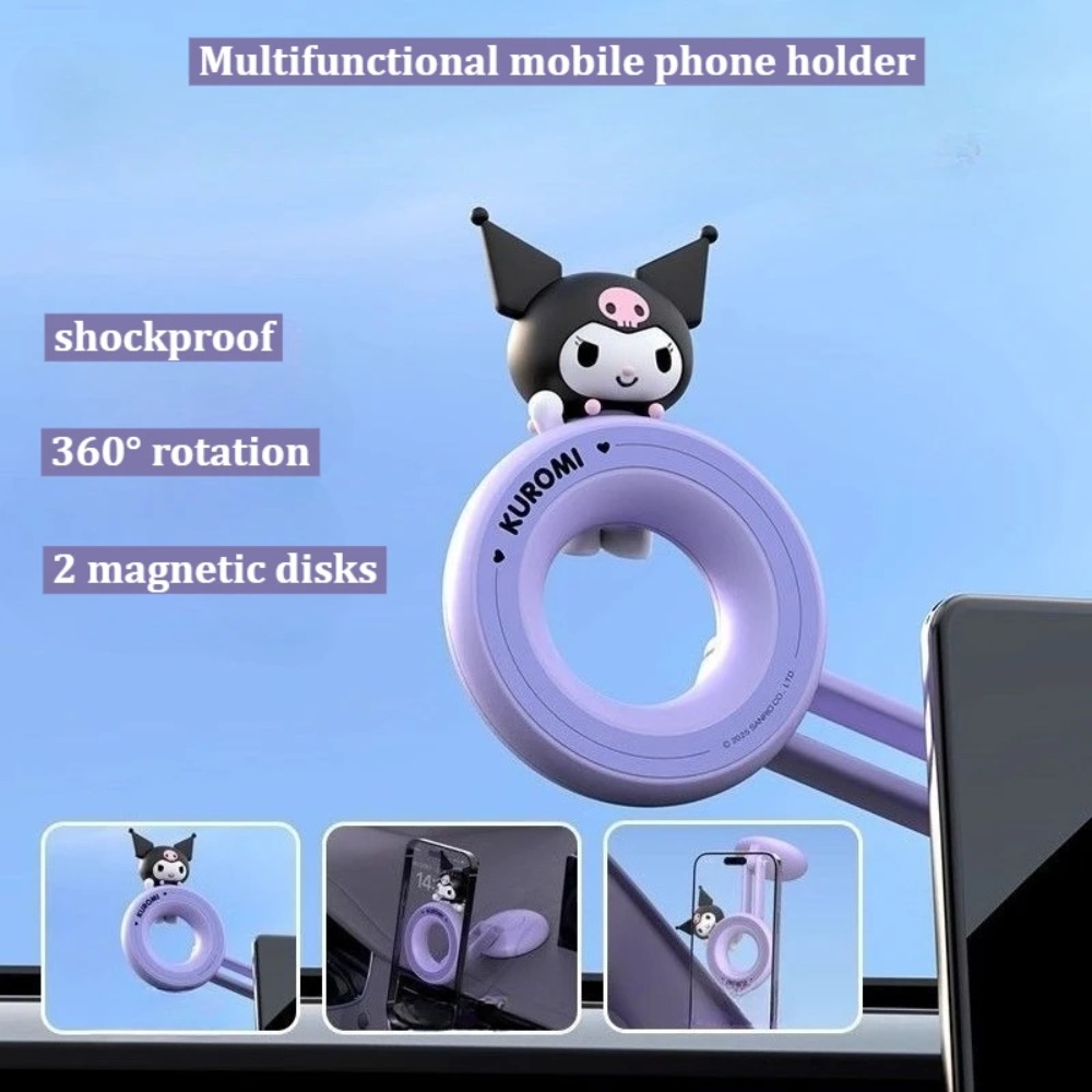 Kuromi Dolls Magnetic Car Phon - Phone Accessories Doll avaliação e preço