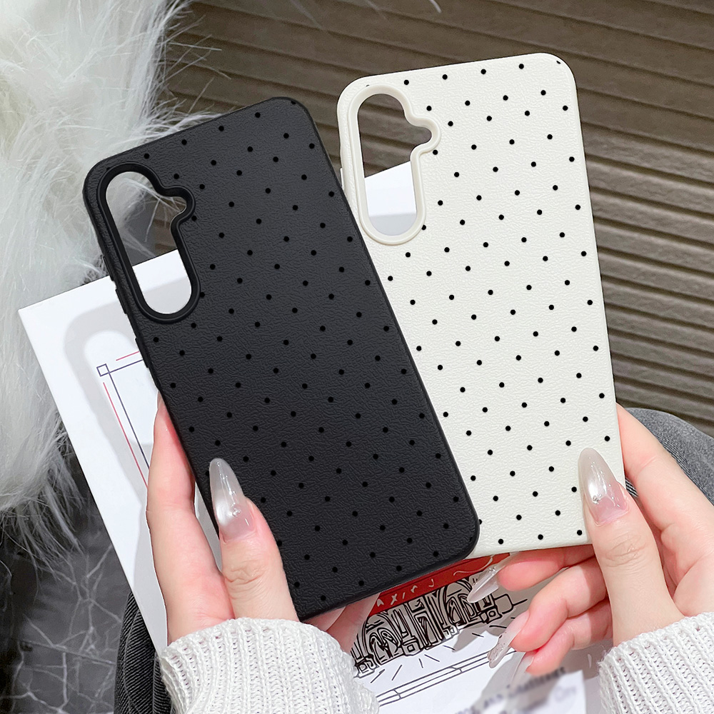 Ins Polka Dots Phone Case For  - Phone Accessories Samsung avaliação e preço