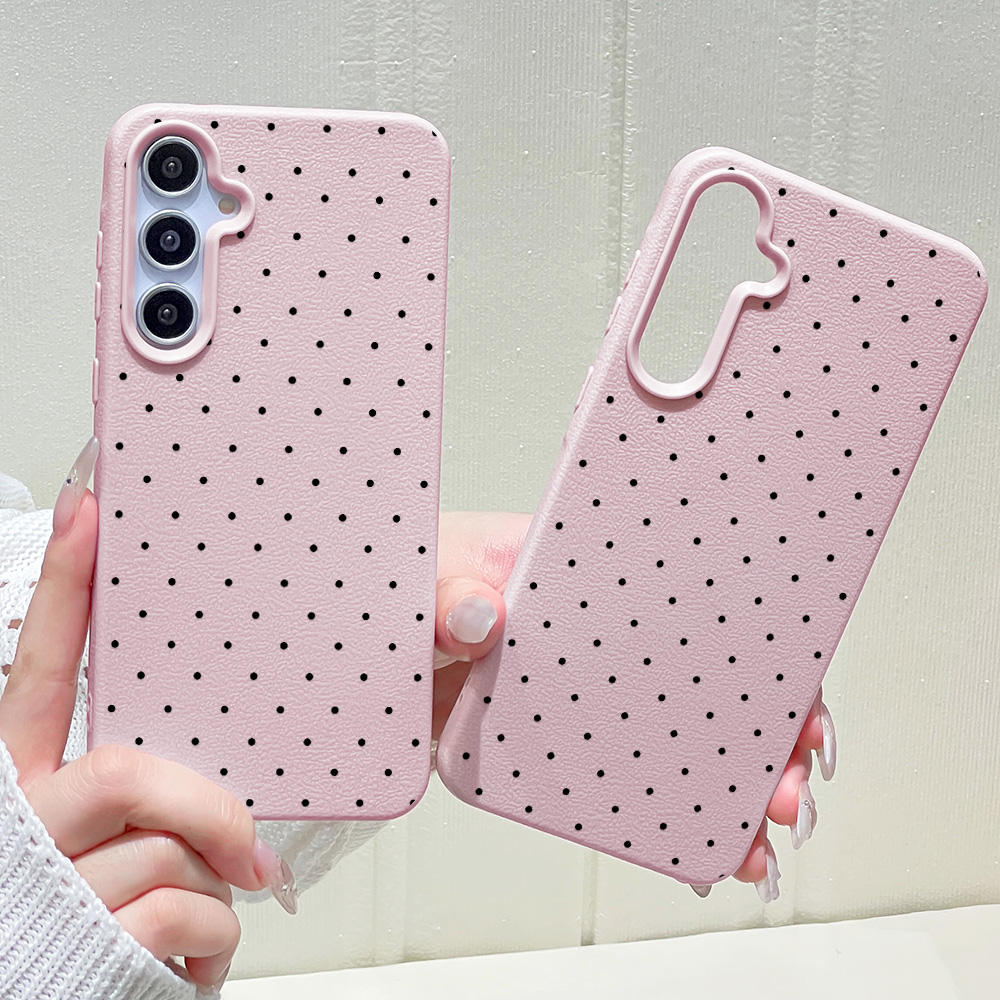 Ins Polka Dots Phone Case For  - Phone Accessories Samsung avaliação e preço