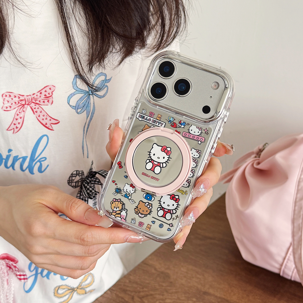 Sanrio Hello Kitty Bow 360°Rot - Phone Kickstand Ring avaliação e preço