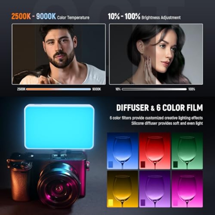 Basics BL120B LED Selfie Phone - Selfie Stick Tripod avaliação e preço