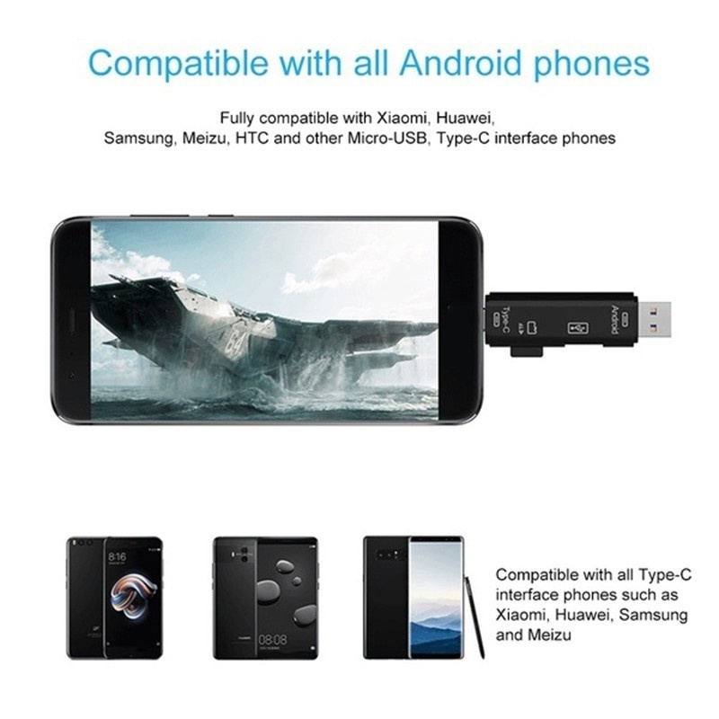 5 in 1 Multifunction Usb 2.0 T - Phone Accessories Types avaliação e preço
