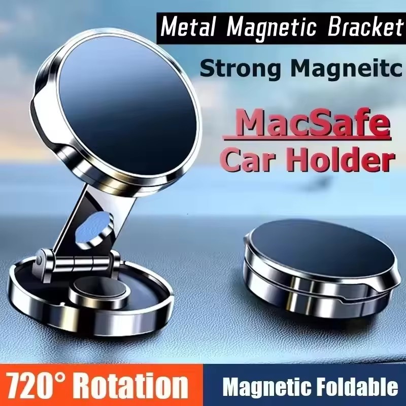 Round Folding Magnetic Car Hol - Phone Accessories Japan avaliação e preço