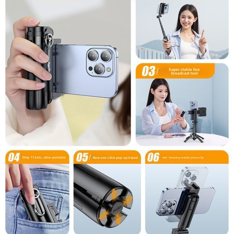 M55 with remote expandable pho - Selfie Stick Tripod avaliação e preço