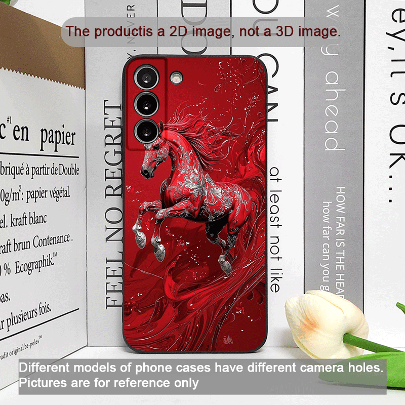 Fashion Chinese-Style Red Hors - Phone Accessories Samsung avaliação e preço