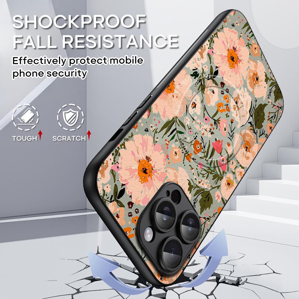 Art Retro floral pattern paint - Retro Handset Phone avaliação e preço