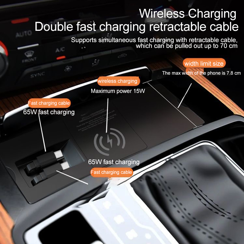 for Audi A6L A7 c7 wireless ch - Phone Accessories Types avaliação e preço
