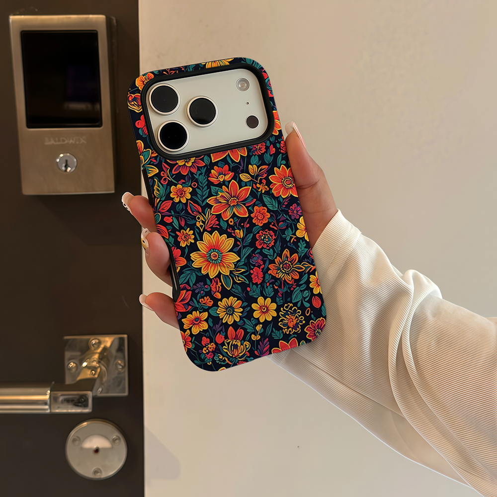 Boho Floral Phone Case For Mag - Magnetic Phone Case avaliação e preço