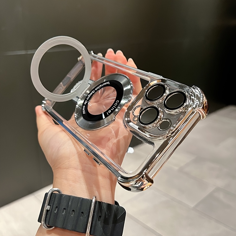 Luxury Plating Phone Case for  - Phone Kickstand Ring avaliação e preço