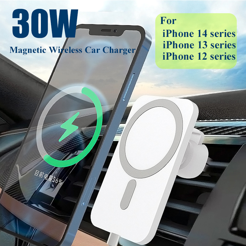 Wireless Charger Magnetic Car  - Phone Accessories Types avaliação e preço